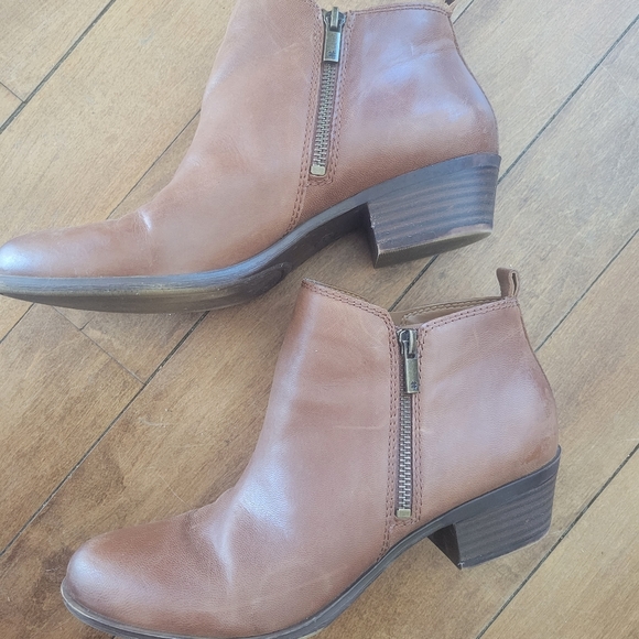 Lucky Brand Basel Leather Booties - Picture 3 of 7